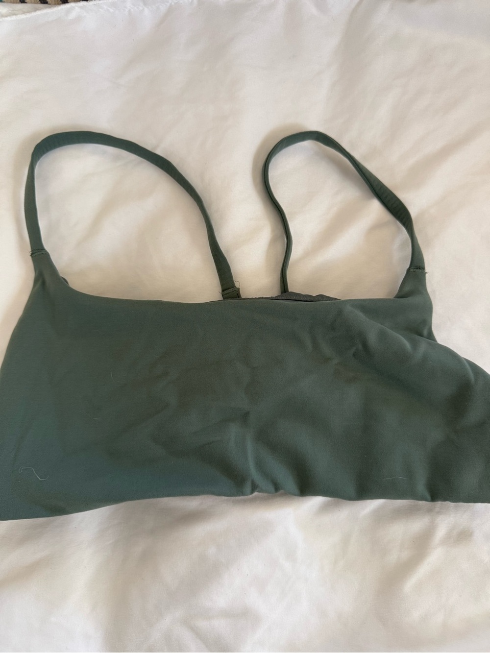 lululemon athletica Dark Green Strappy Sports Bralette